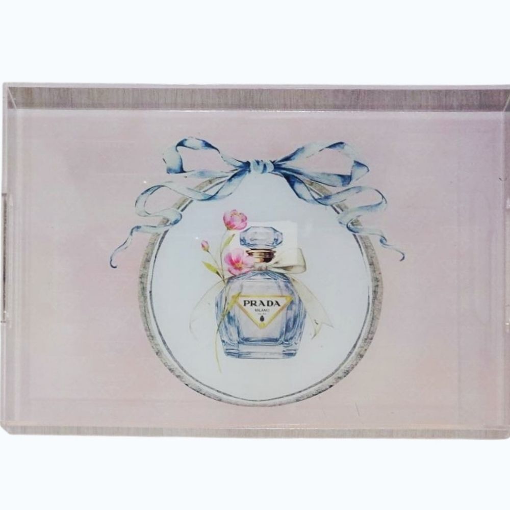 At Home‎ Prada Perfume Decorative Acrylic Tray
